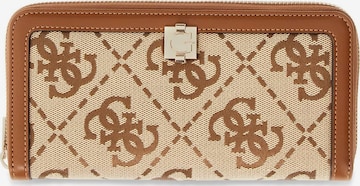 GUESS Wallet 'Audrey' in Brown: front