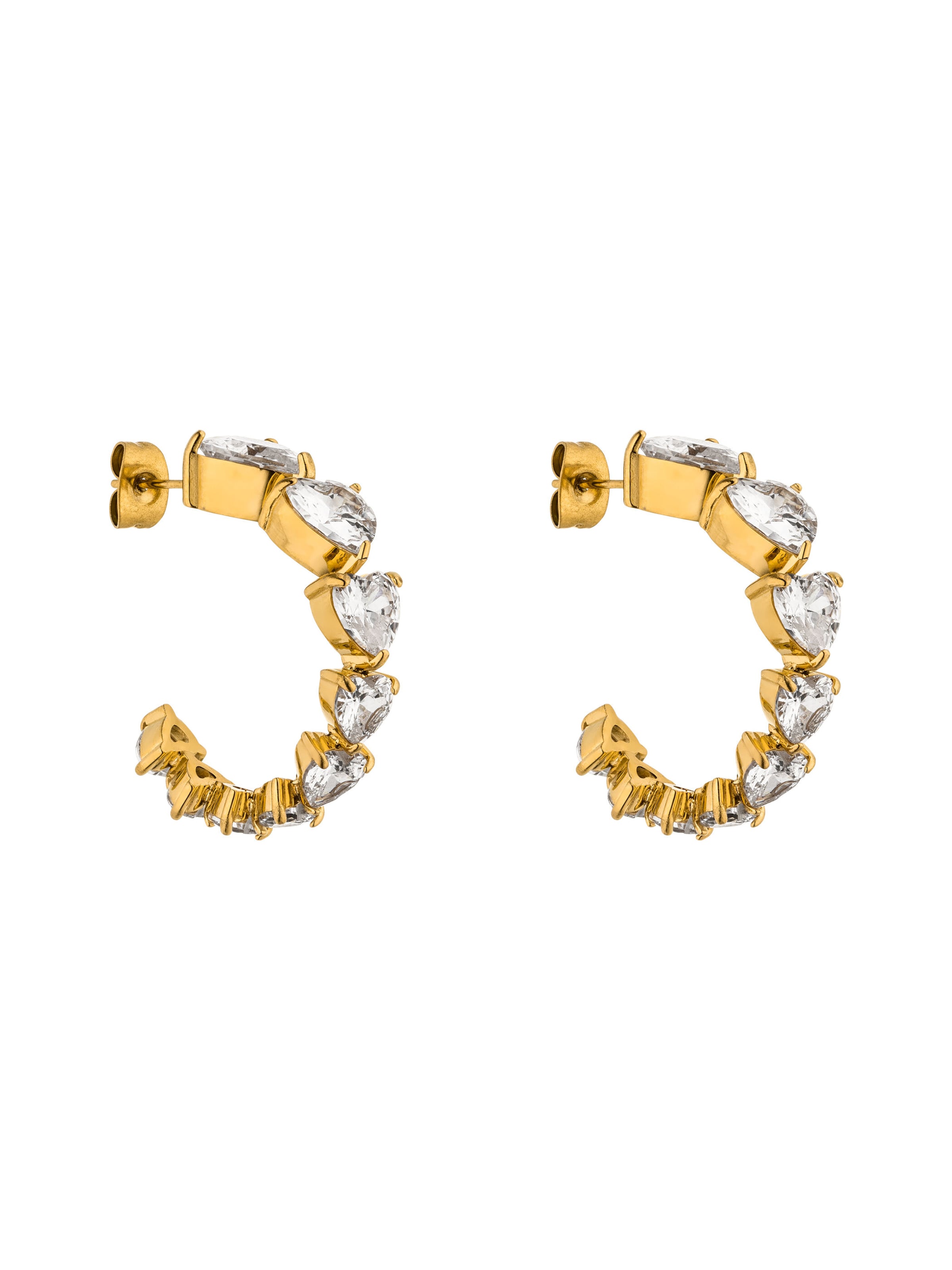 PURELEI - Pendientes 'Evermore' en oro: frente