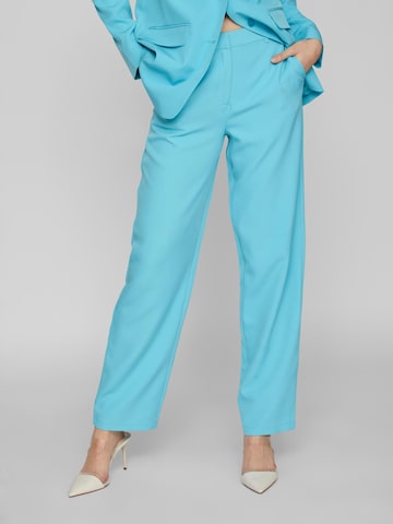 VILA Regular Trousers 'Kamma' in Blue: front