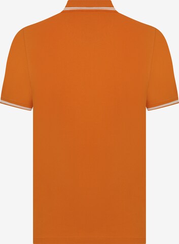 DENIM CULTURE Koszulka 'Christiano' w kolorze pomarańczowy