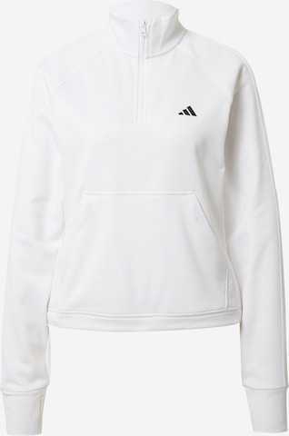 Sweat de sport 'Game & Go' ADIDAS PERFORMANCE en blanc : devant