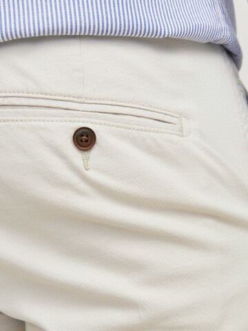 JACK & JONES Slimfit Παντελόνι τσίνο 'JPSTMarco JJFury' σε γκρι