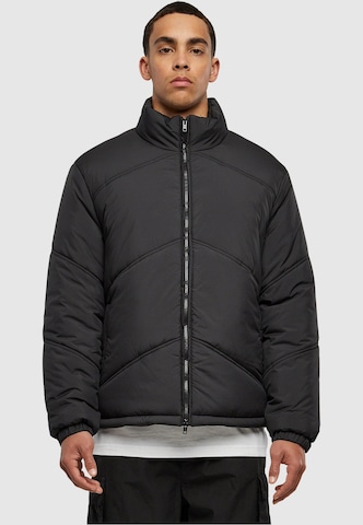 Urban Classics Between-season jacket in Black: front