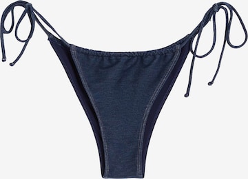 Bershka Bikini nadrágok - kék: elől