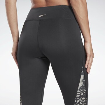 Reebok Skinny Workout Pants 'Modern Safari' in Black