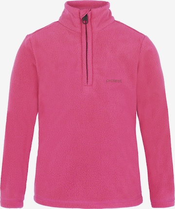 PROTEST Athletic Sweatshirt 'PRTRemutey TD' in Pink: front