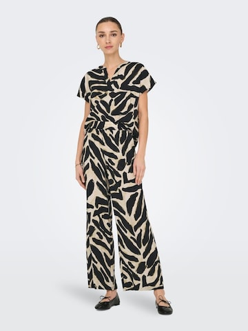 JDY Wide Leg Bukser 'JDYJASMINE' i beige