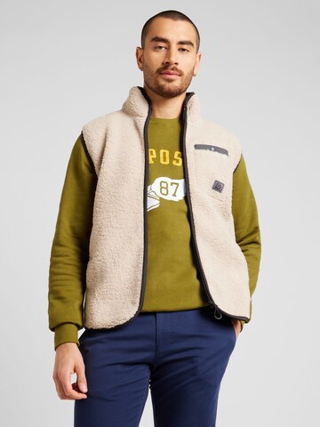 Gilet sportivo 'POLLUX' di Didriksons in beige: frontale