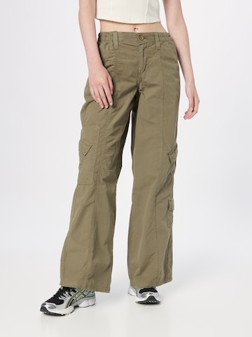 BDG Urban Outfitters - Loosefit Calças cargo 'Summer' em verde: frente