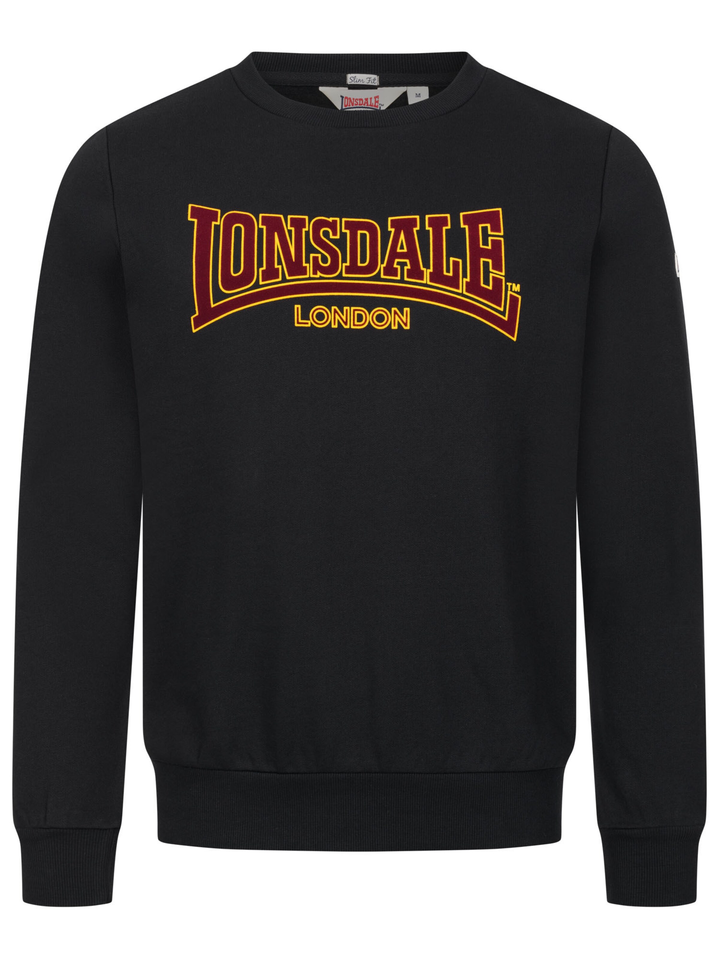 LONSDALE Sweatshirt 'Classic LL001' i sort: forside