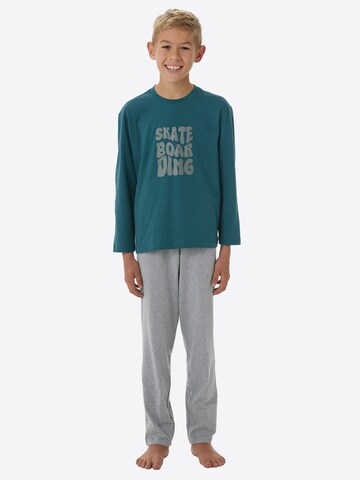 Pyjama ' Nightwear ' SCHIESSER en gris : devant