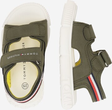 Chaussures ouvertes TOMMY HILFIGER en vert