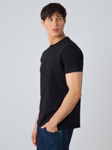 Honest Basics Shirt 'T-shirt Men' in Zwart