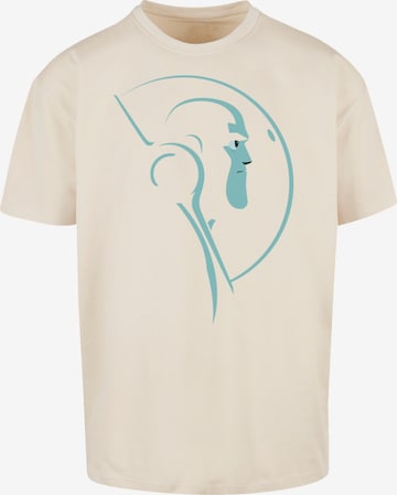F4NT4STIC T-Shirt 'Buzz Lightyear Space Helmet Stare' in Beige: Vorderseite