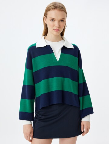 Koton Sweatshirt in Blau: Vorderseite
