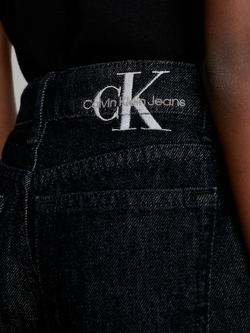 Calvin Klein Jeans Широка кройка Дънки в черно