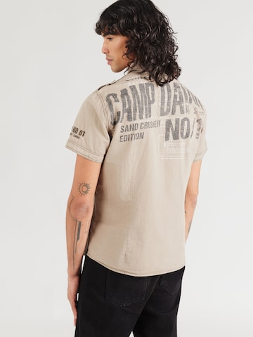 CAMP DAVID - Ajuste regular Camisa en gris: frente