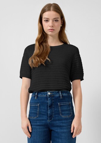 QS Sweater in Black: front