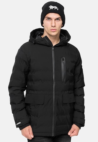 LONSDALE Winterjacke 'Ballywildrick' in Schwarz: Vorderseite