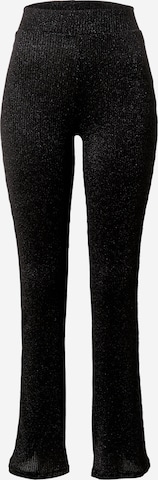 évasé Pantalon PIECES en noir : devant