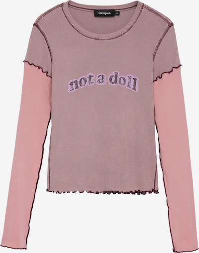 Desigual Majica u sivkasto ljubičasta (mauve) / lavanda / ljubičasto crvena / puder roza, Pregled proizvoda