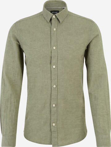 Only & Sons Slim fit Button Up Shirt 'Caiden' in Green: front