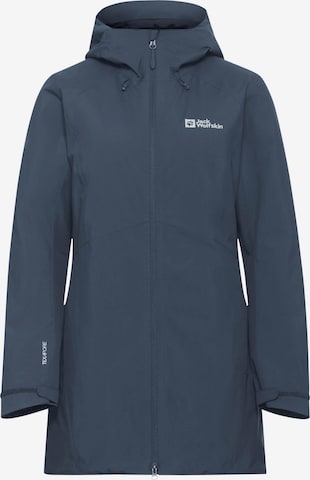 JACK WOLFSKIN Outdoorjacke 'Heidelstein' in Blau: Vorderseite