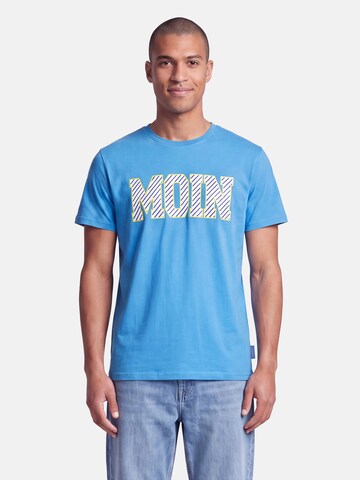 salzhaut T-Shirt 'Diek - Moin' in Blau: Vorderseite