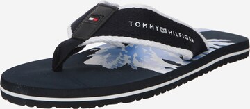 TOMMY HILFIGER Teenslippers in Blauw: voorkant