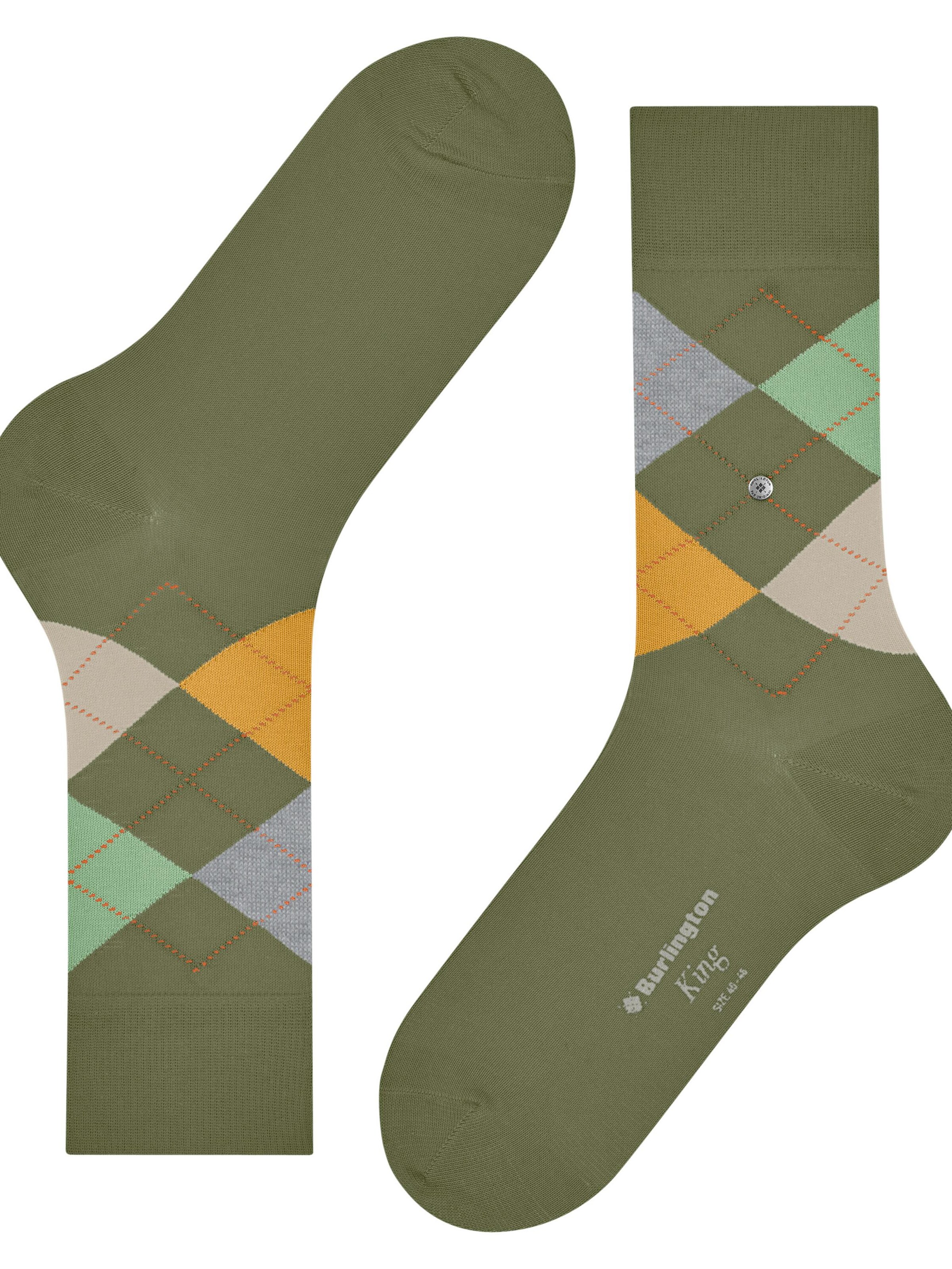 BURLINGTON Socks 'King' in Green