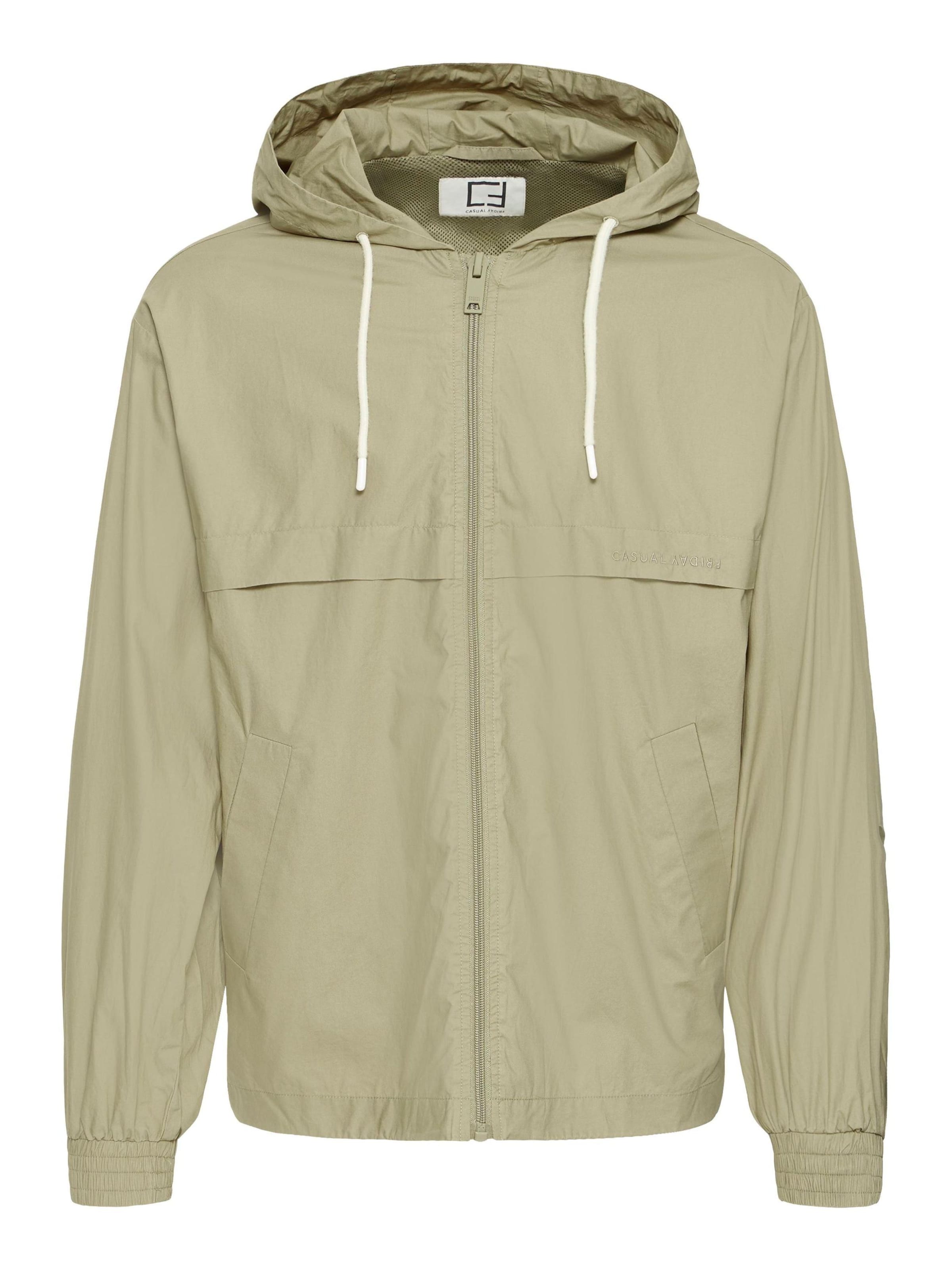 Casual Friday Between-season jacket ' CFSorlie ' in Beige: front