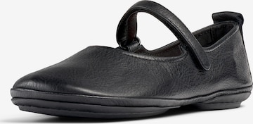 CAMPER Ballet Flats with Strap 'Right Nina' in Black: front