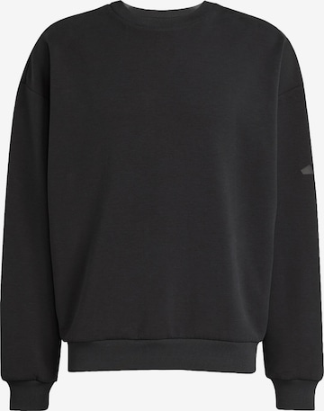 Felpa sportiva 'Soft Lux' di ADIDAS SPORTSWEAR in nero: frontale