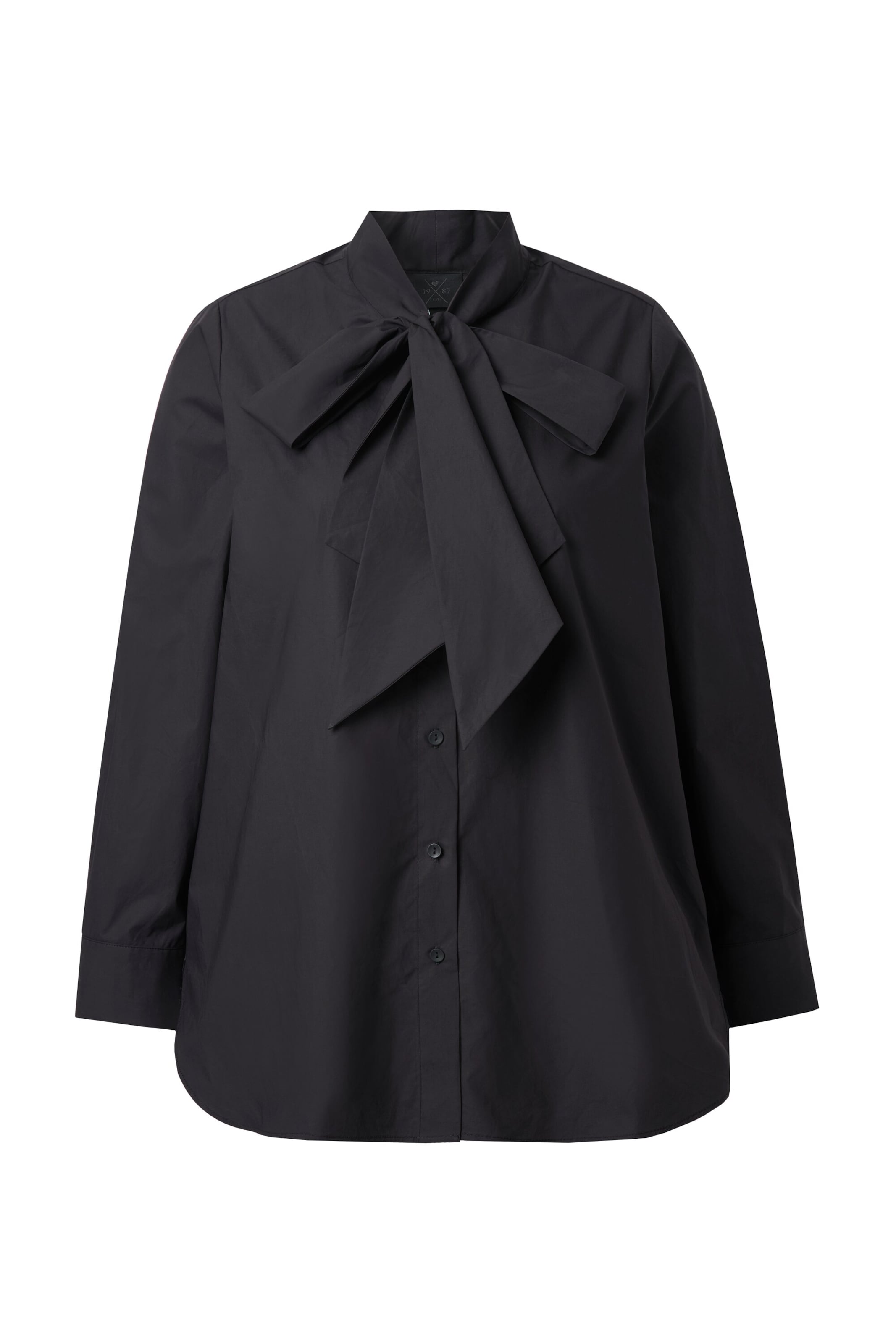 Ulla Popken Blouse in Zwart: voorkant