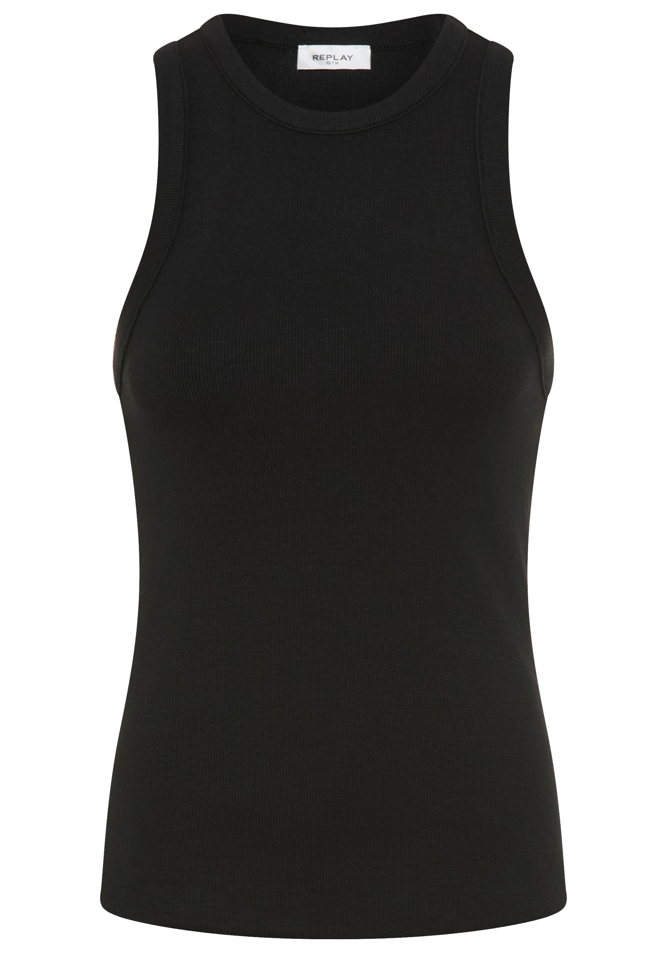 REPLAY Top in Black: front