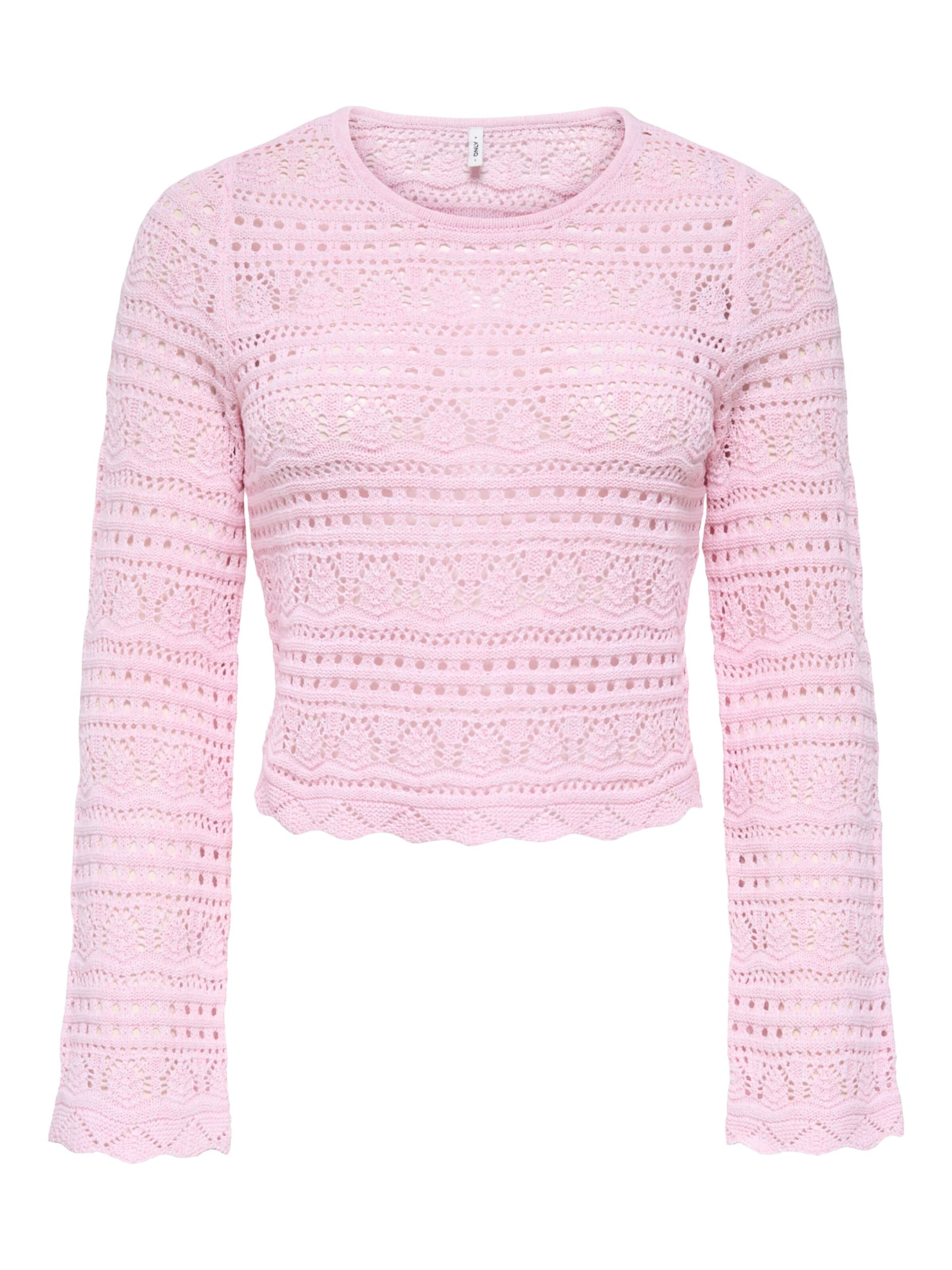 ONLY Sweater 'Elke' in Pink: front