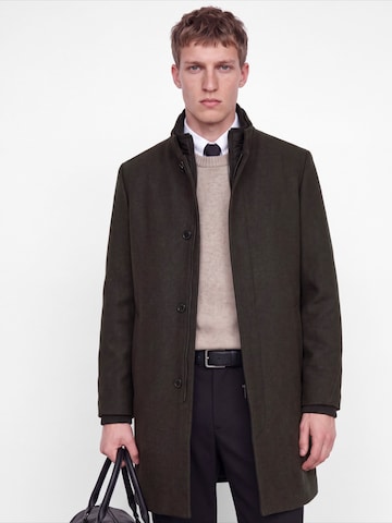 JACK & JONES - Abrigo de entretiempo 'JJEmelton' en marrón: frente
