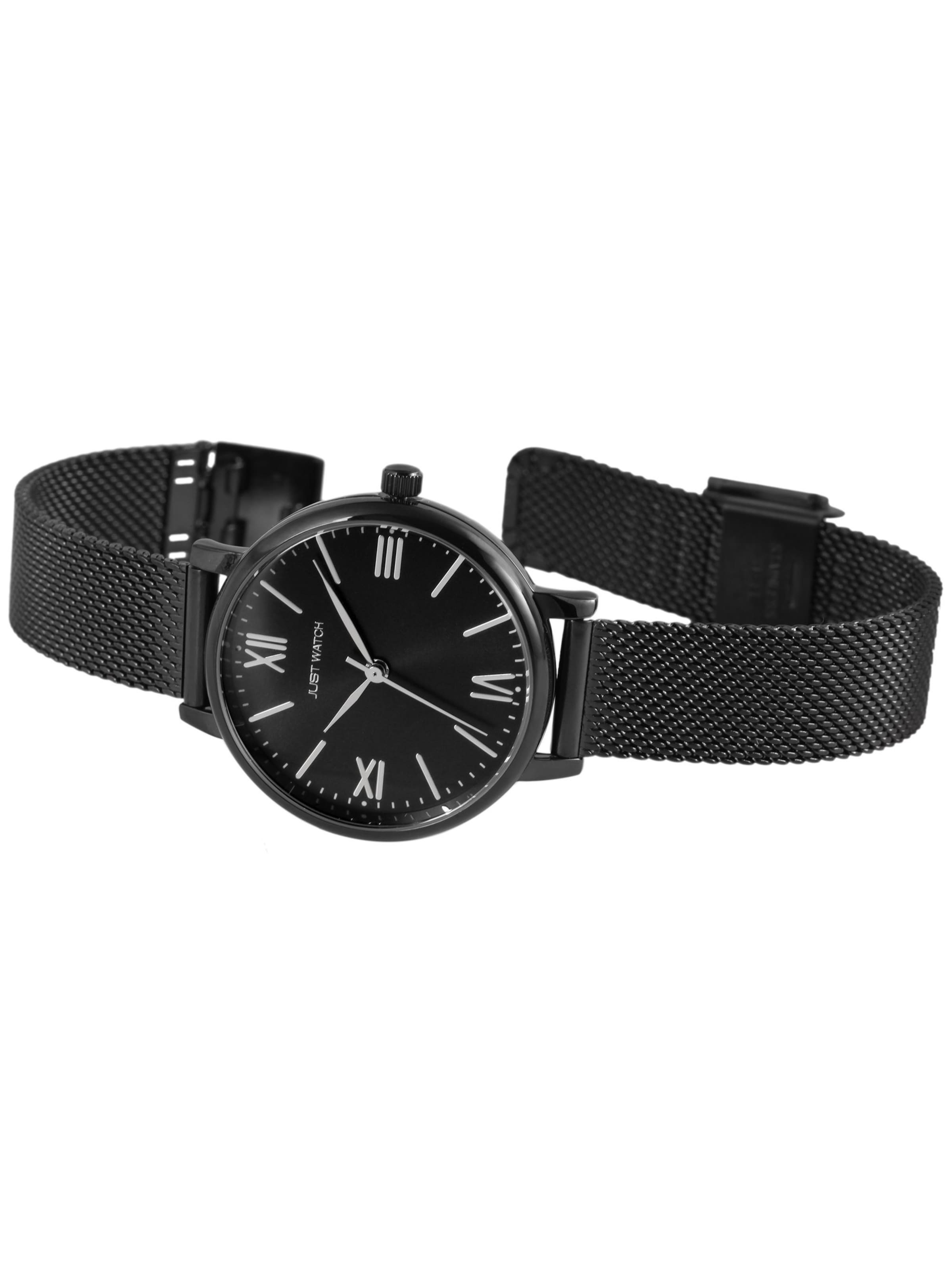 Just Watch Analog Watch 'Rubi, Mineralglas' in Black