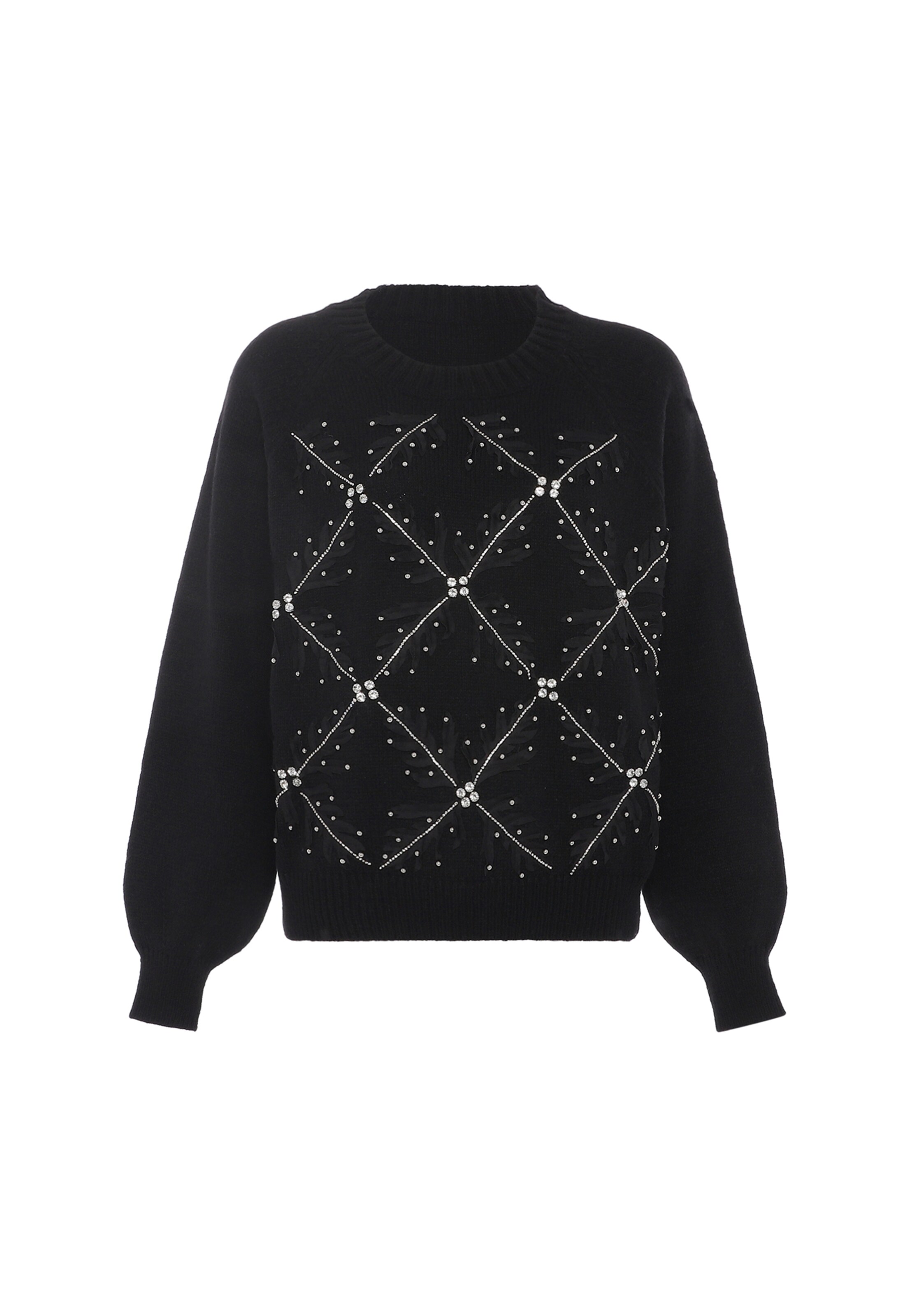 faina Sweater in Black: front