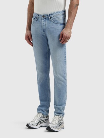 Pure Path Tapered Jeans in Blauw