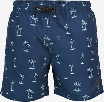 BRUNOTTI Board Shorts in Blue: front