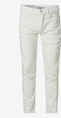 Salsa Jeans Slimfit Chino in Wit: voorkant