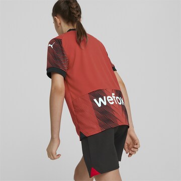 T-Shirt fonctionnel 'A.C. Milan' PUMA en rouge