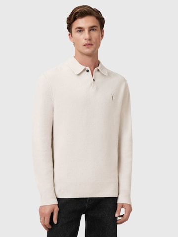 AllSaints Свитер в Белый: спереди