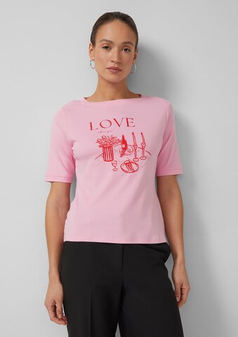 s.Oliver Red Label Plus Shirt in Pink: front