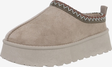 Ital-Design Pantolette in Grau: Vorderseite
