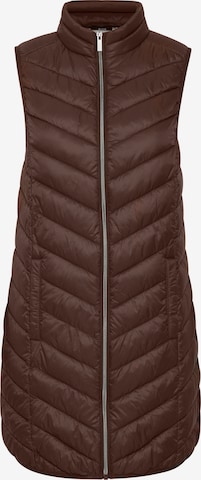 Fransa Bodywarmer 'FRBAPADDING 4' in Bruin: voorkant