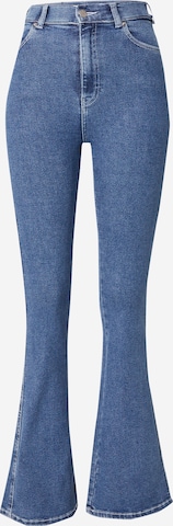 Dr. Denim Flared Jeans 'Moxy' in Blauw: voorkant