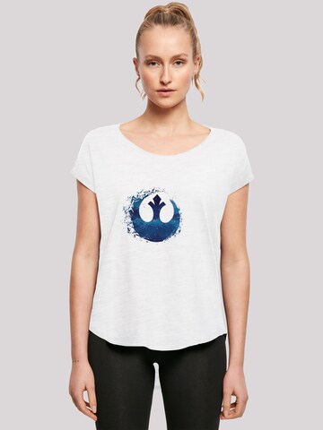 Maglietta 'Star Wars ' di F4NT4STIC in bianco: frontale