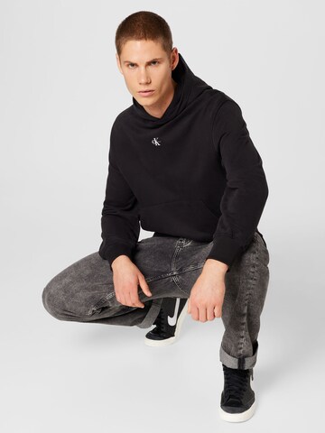 Calvin Klein Jeans Sweatshirt in Schwarz